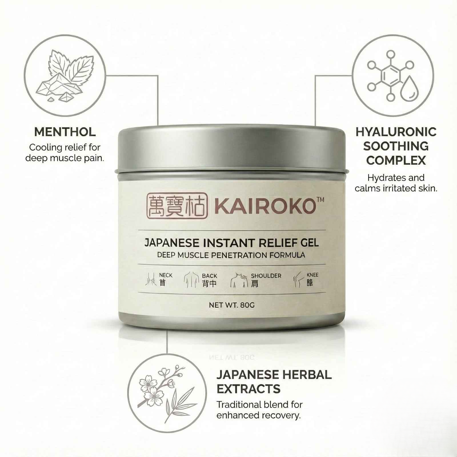 KAIROKO™ Japanese Instant Relief Gel (buy 1 Get 1 free)